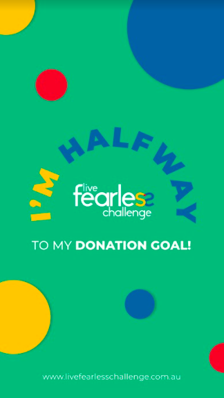 Halfway to Donation Goal 2021 (Story)