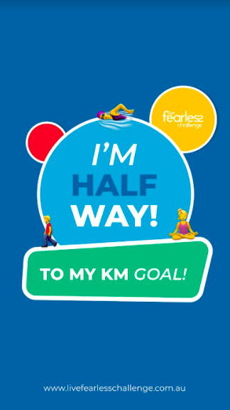 Halfway to KM Goal 2021 (Story)