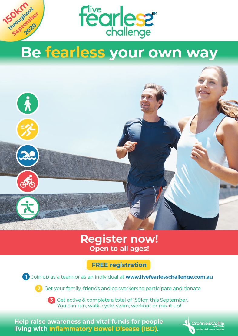 Live Fearless Challenge 2020 Poster